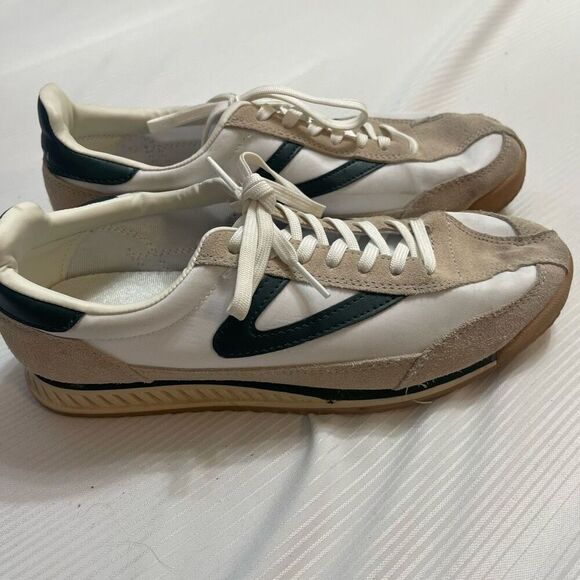 Tretorn White and Tan Athletic Shoes - Picture 1 of 9